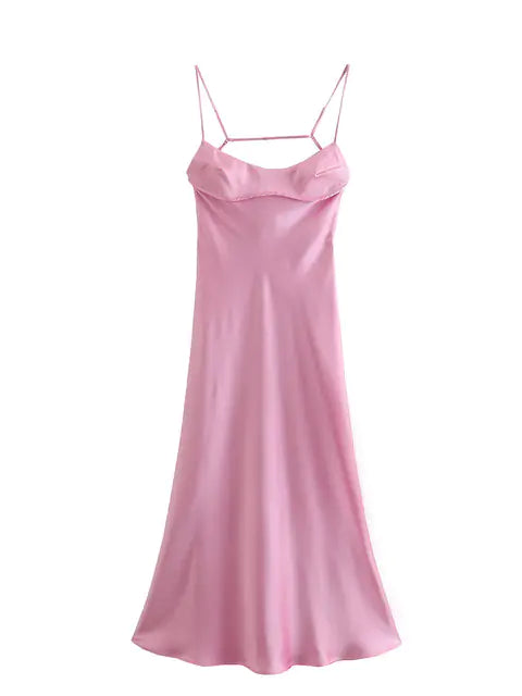 Pink Slip Dress