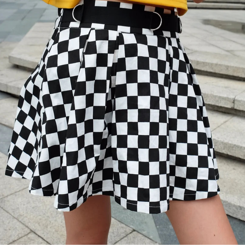 Checkered Skirt