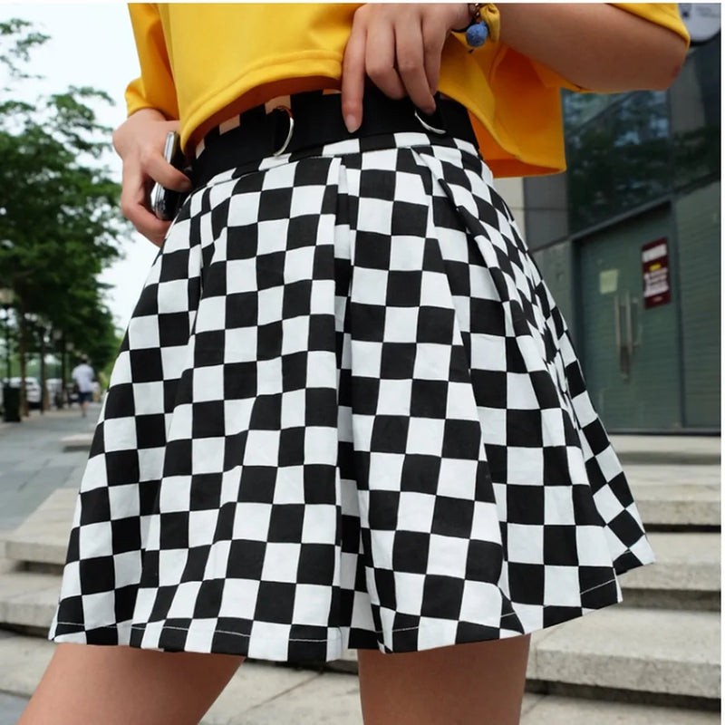 Checkered Skirt