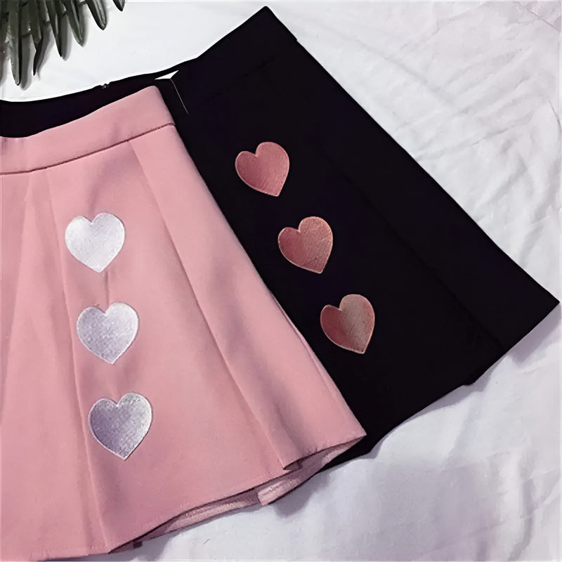 Skirt with Hearts