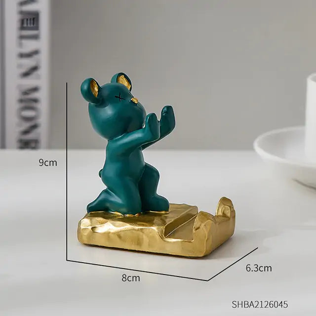 Ergonomic phone stand holder for hands-free video calls and streaming – anti-slip base.