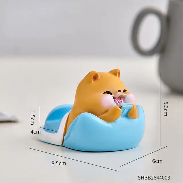 Ergonomic phone stand holder for hands-free video calls and streaming – anti-slip base.