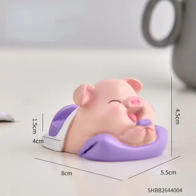 Ergonomic phone stand holder for hands-free video calls and streaming.