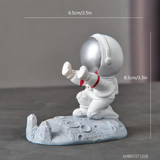 Ergonomic phone stand holder for hands-free video calls and streaming – anti-slip base.